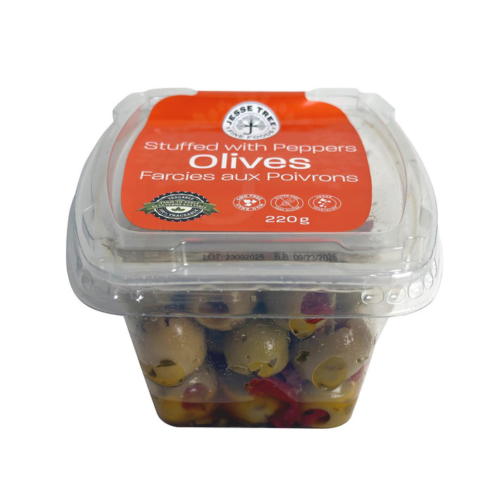 Jesse Tree Olives Stuffed with Peppers (220 g)
