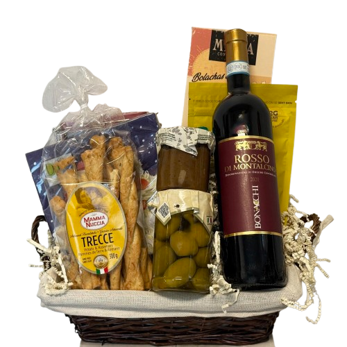 "Nibbles & Nightcap" Gift Basket