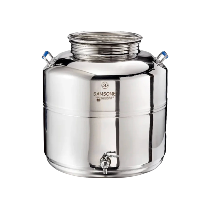 Stainless Steel Container w Spout 50 L