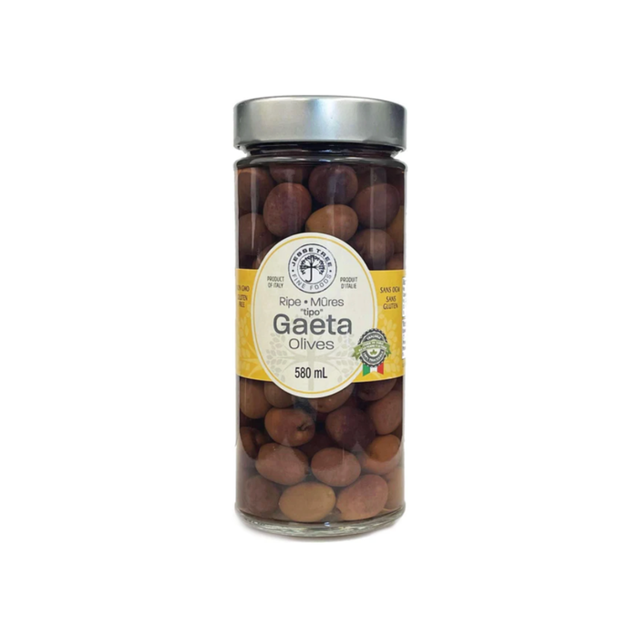 Jesse Tree Black Gaeta Olives (580 mL)