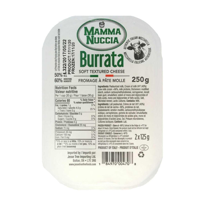 Mamma Nuccia Burrata (2 balls x 125 g)