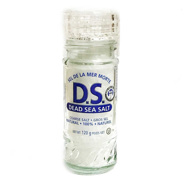 Jesse Tree Dead Sea Salt Coarse in Glass Grinder (120 g)