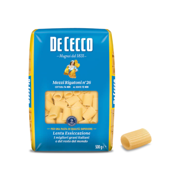 De Cecco Mezzi Rigatoni n°26 (500 g)