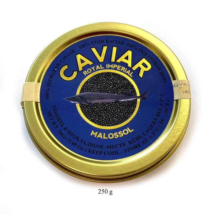 Royal Imperial Lightly Salted Kaluga Sturgeon Caviar (250 g)