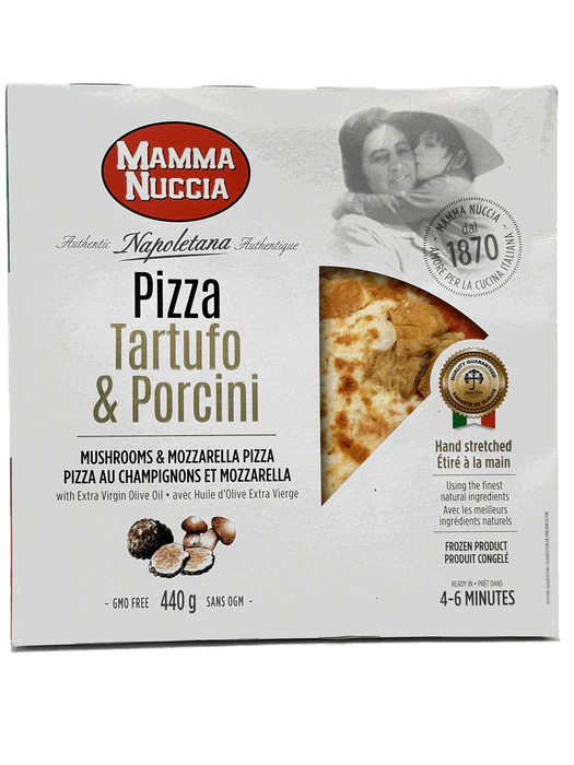 Mamma Nuccia Frozen Pizza with Porcini & Truffle Cream (440 g)