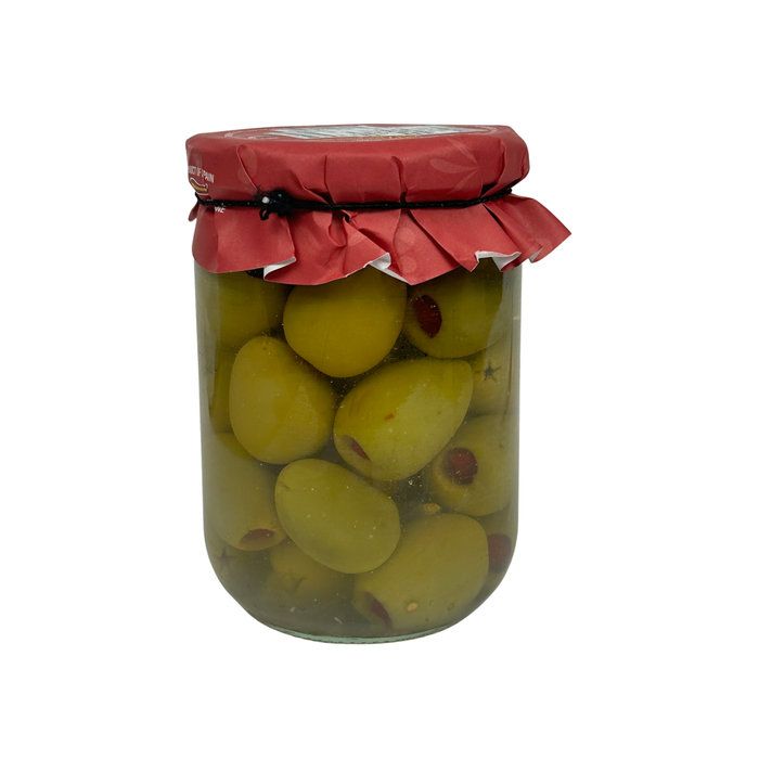 Jesse Tree Spanish Fiery Hot Piri Piri-Stuffed Olives (580 mL)