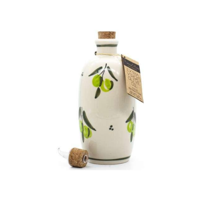 Floral Ceramic Arbequina Extra Virgin Olive Oil (500 mL)