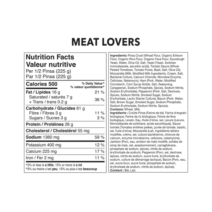 GSP Meat Lovers Pinsa (440 g, 6 pack)