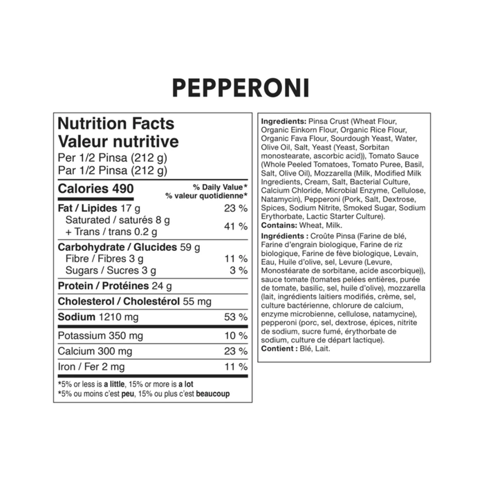 GSP Pepperoni Rush Pinsa (453 g, 6 pack)