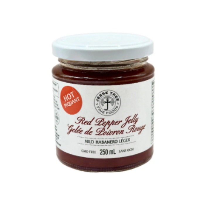 Jesse Tree Red Pepper Jelly with Spicy Habanero (250 mL)
