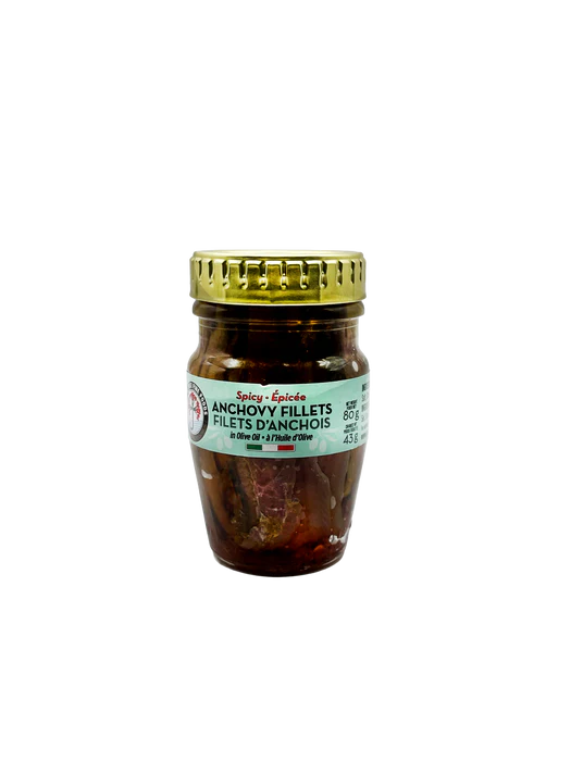 Jesse Tree Spicy Anchovy Fillets in Olive Oil (80 g)