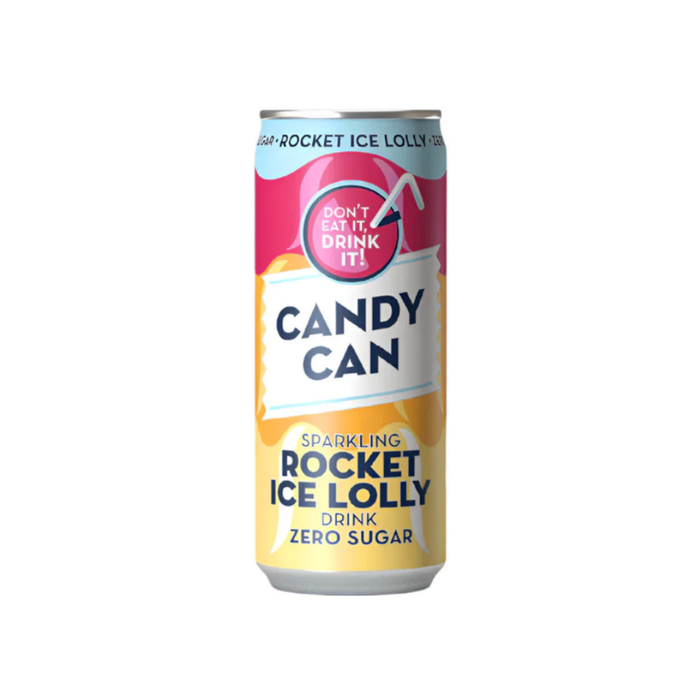 Candy Can Rocket Ice Lolly Sparkling Zero Sugar Drink (330 mL)