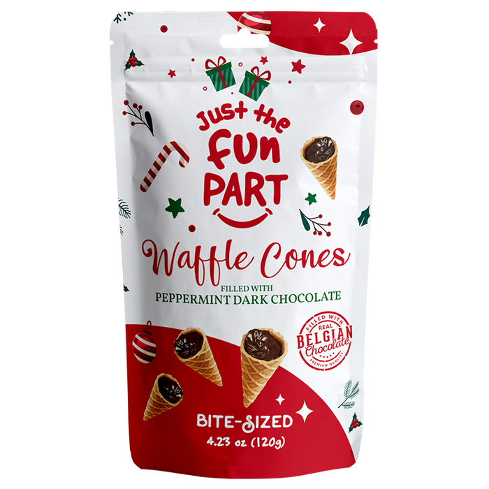 Just the Fun Part Peppermint Waffle Cones (120 g)