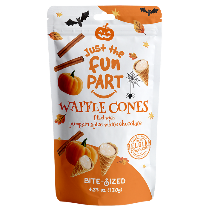 Just the Fun Part Pumpkin Spice Waffle Cones (120 g)