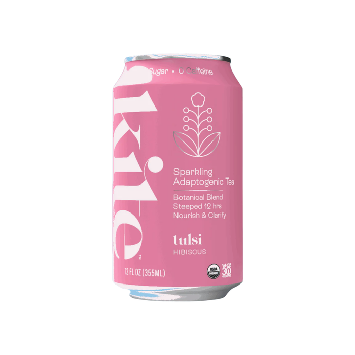 Kite Tulsi Hibiscus Sparkling Adaptogenic Tea (355 mL)