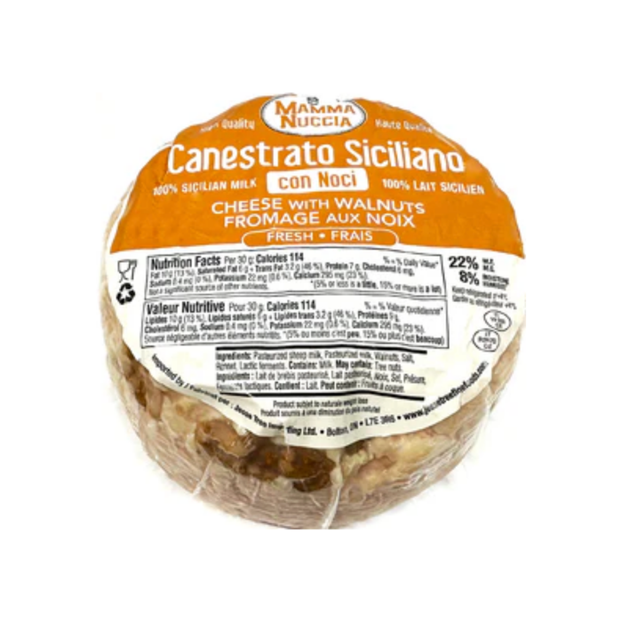 Mamma Nuccia Sicilian Canestrato with Walnuts (500 g)