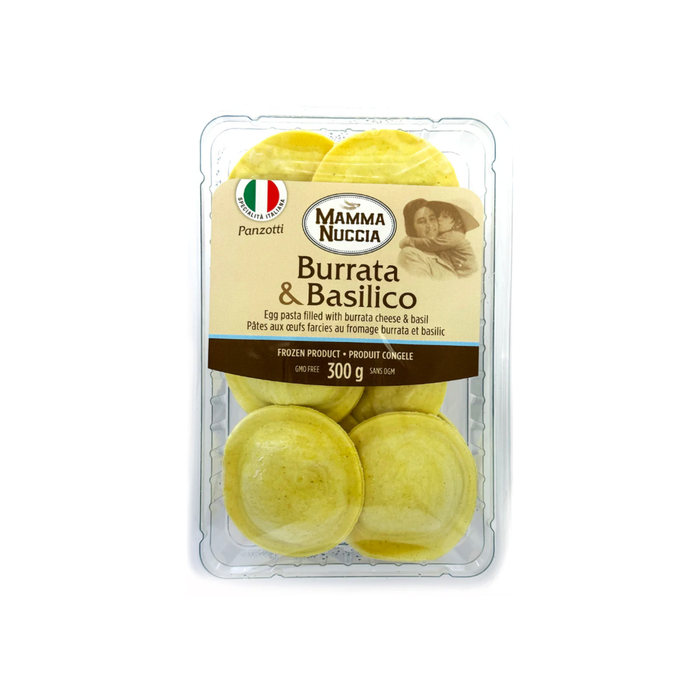 Mamma Nuccia Frozen Egg Pasta - Panzotti Filled with Burrata & Basil (300 g)