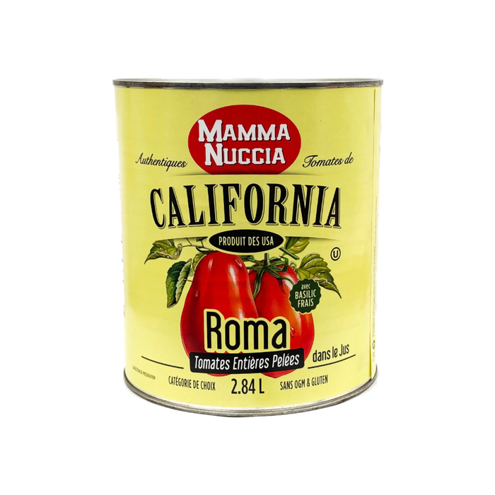 Mamma Nuccia Whole Peeled Roma Tomatoes (2.84 L)