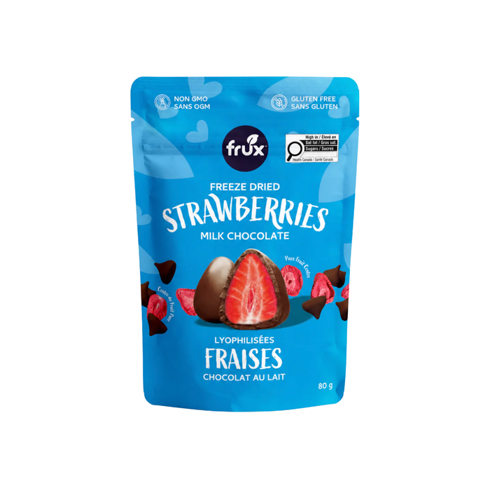 Frux Milk Chocolate Freeze-Dried Strawberries (80g)