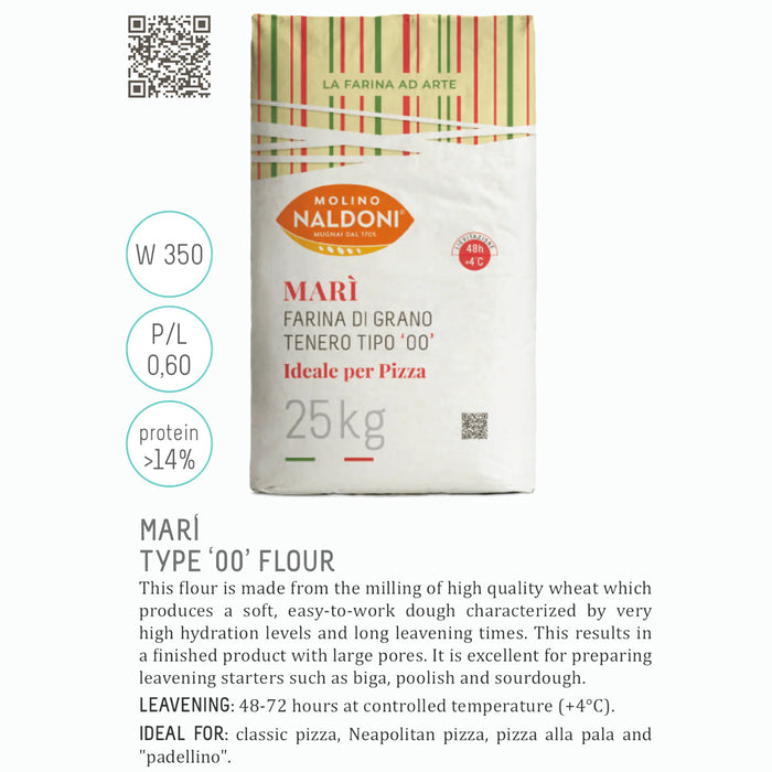 Molino Naldoni Mari "00" Flour (25kg)