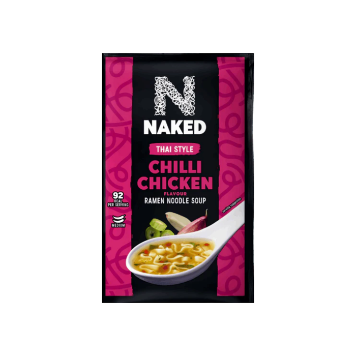Naked Thai Style Chilli Chicken Flavour Ramen Noodle Soup (25 g)