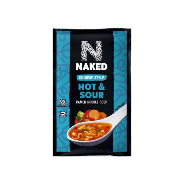 Naked Chinese Style Hot & Sour Ramen Noodle Soup (25 g)
