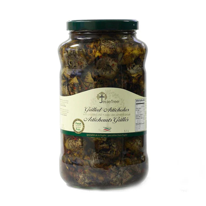 Jesse Tree Grilled Artichokes with Crushed Chili (3.1 L)