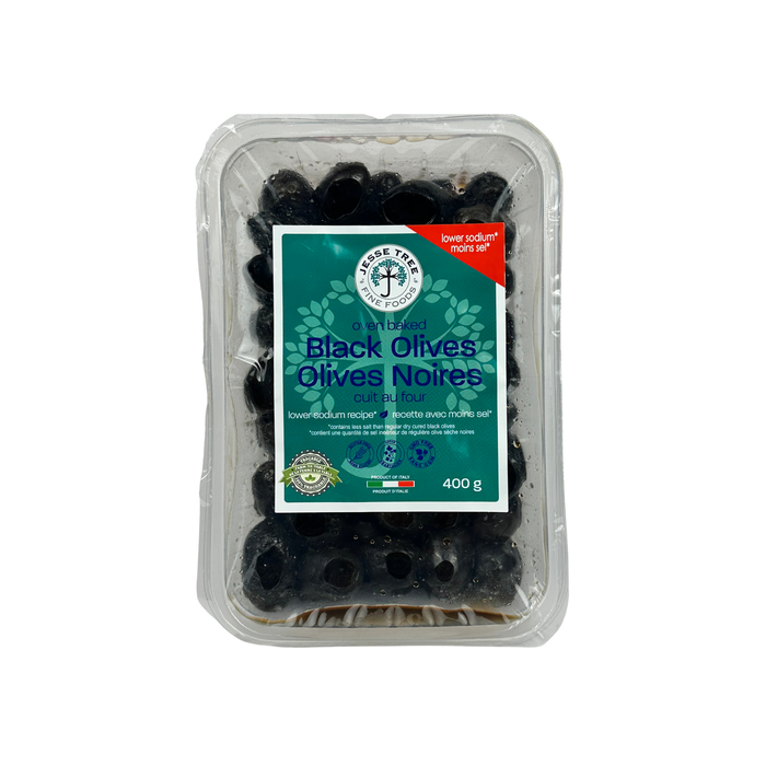 Jesse Tree Oven Baked Black Olives (400 g)