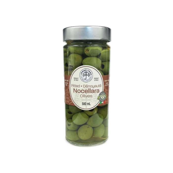 Jesse Tree Green Pitted Nocellera Olives (580 mL)