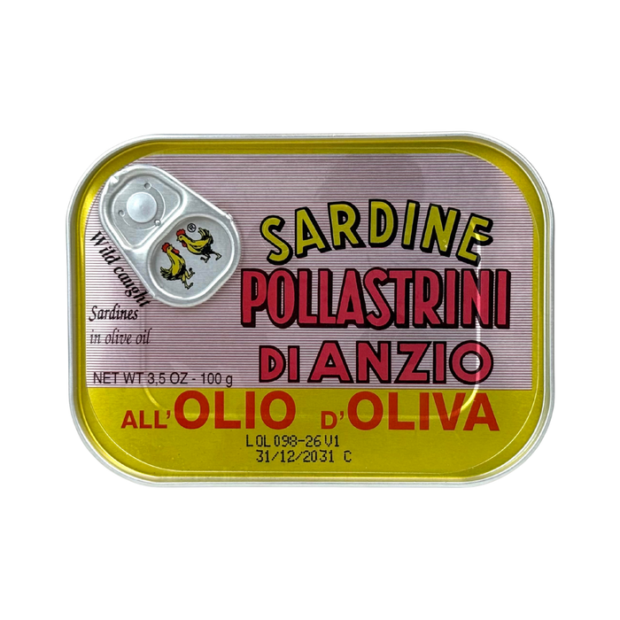 Pollastrini Sardines in Olive Oil (100 g)