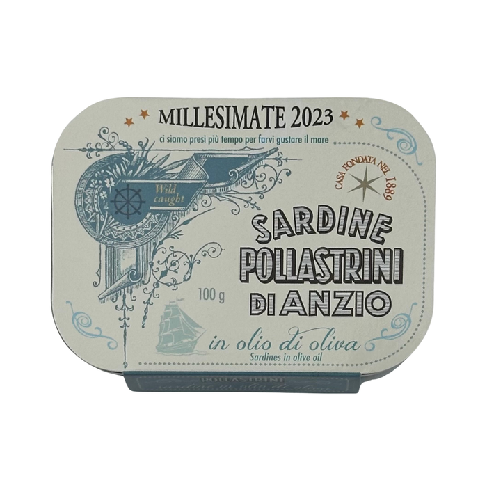 Pollastrini Sardines in Olive Oil (100 g)
