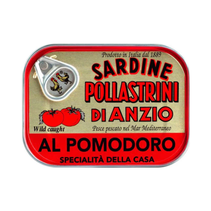 Pollastrini Sardines in Tomato Sauce (100 g)