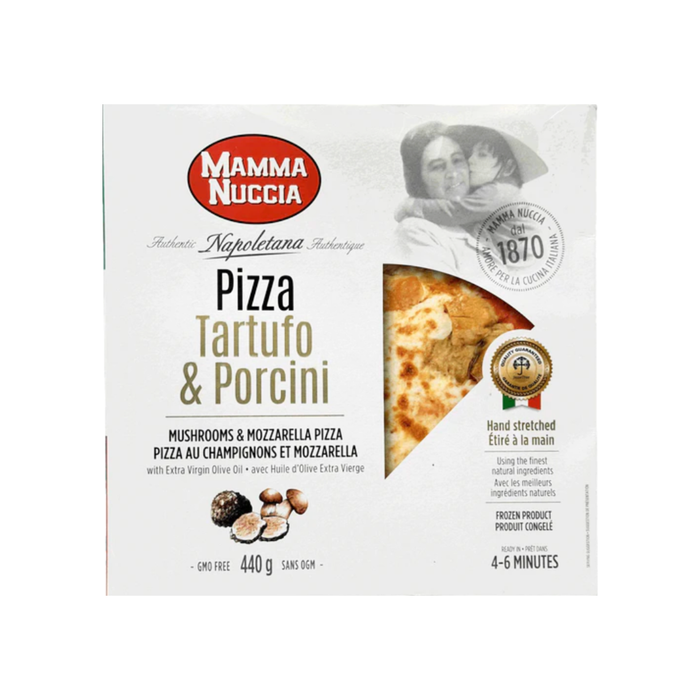 Mamma Nuccia Frozen Pizza with Porcini & Truffle Cream (440 g)