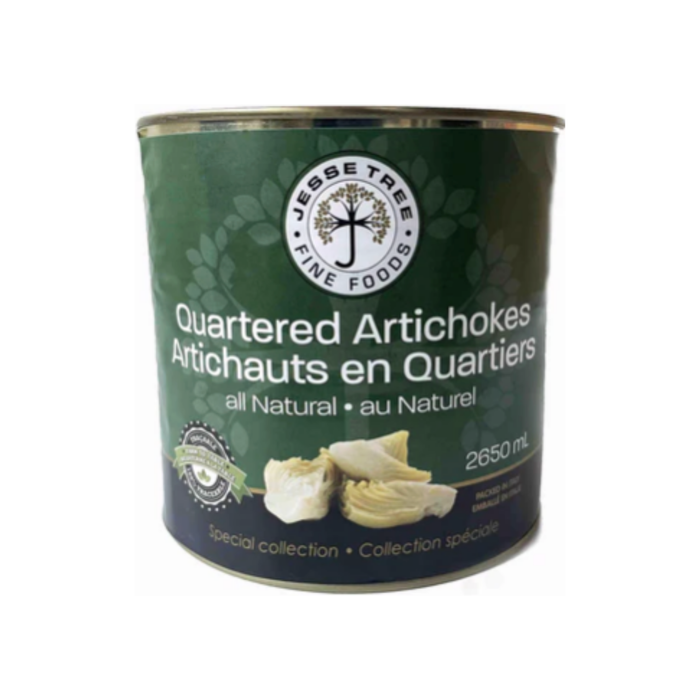 Jesse Tree Artichokes Quarters in Brine (2.6 L)