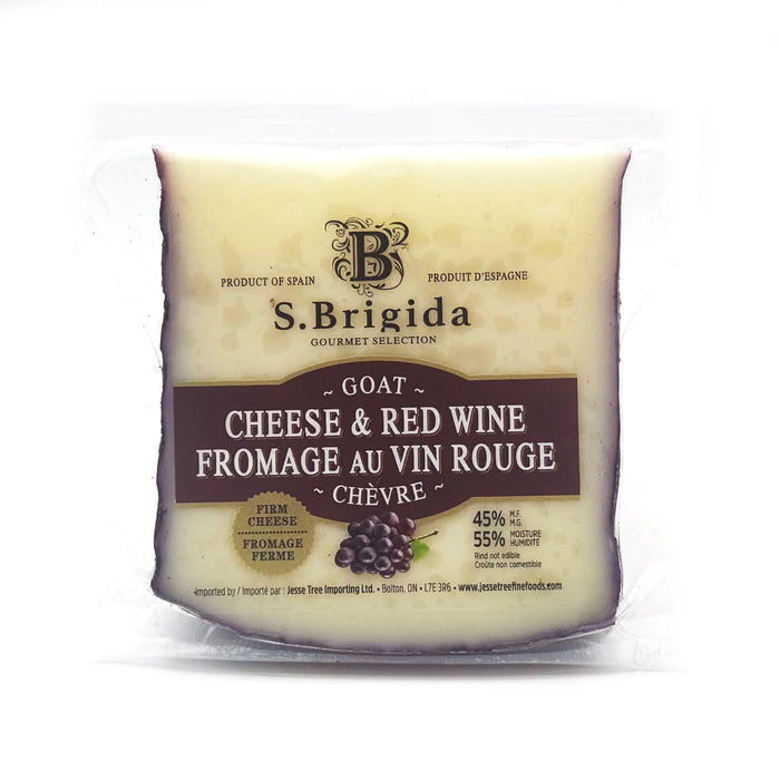 S. Brigida Wine Soaked (Drunken) Goat Cheese Wedge (150 g)