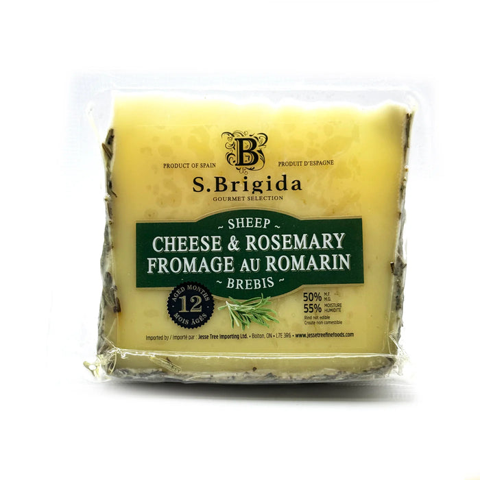 S. Brigida 12-Month Aged Sheep Cheese with Rosemary Wedge (150 g)