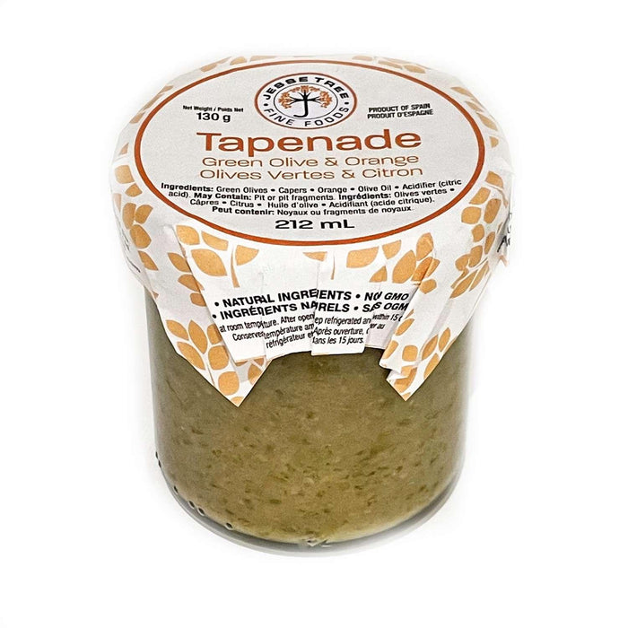 Jesse Tree Green Olive & Orange Tapenade Spread (212 mL)