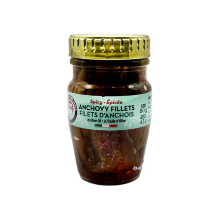 Jesse Tree Spicy Anchovy Fillets in Olive Oil (80 g)
