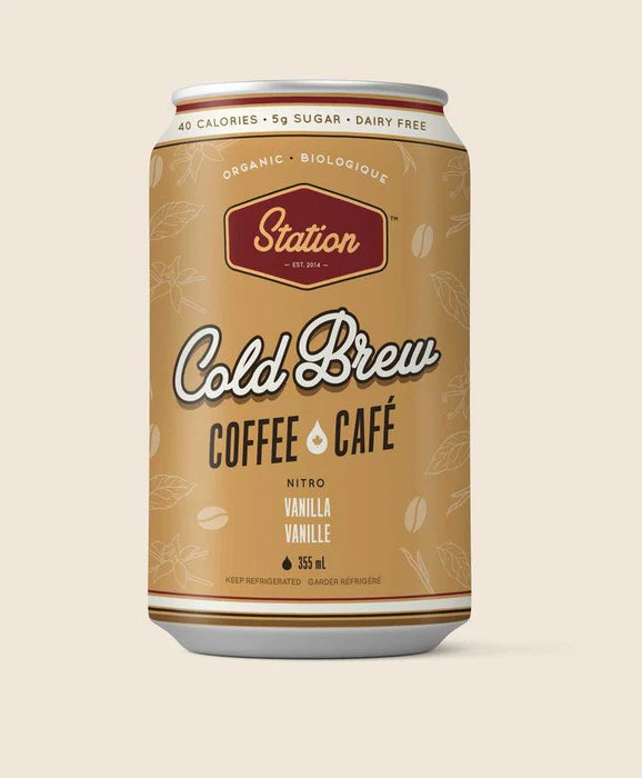 Vanilla Cold Brew Coffee (355mL)