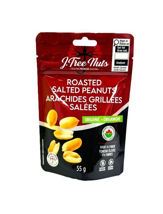 Jesse Tree Organic Roasted Salted Peanuts (55 g)