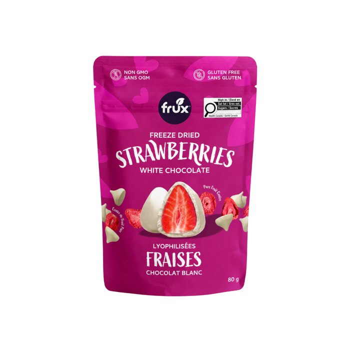 Frux White Chocolate Freeze-Dried Strawberries (80g)