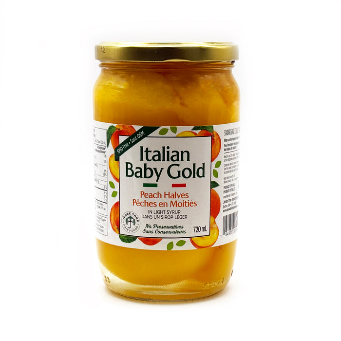 Jesse Tree Italian Baby Gold Peach Halves (720 mL)