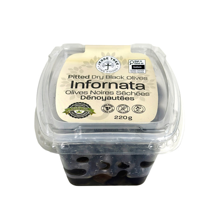 Jesse Tree Pitted Dry Black Infornata Olives (220 g)
