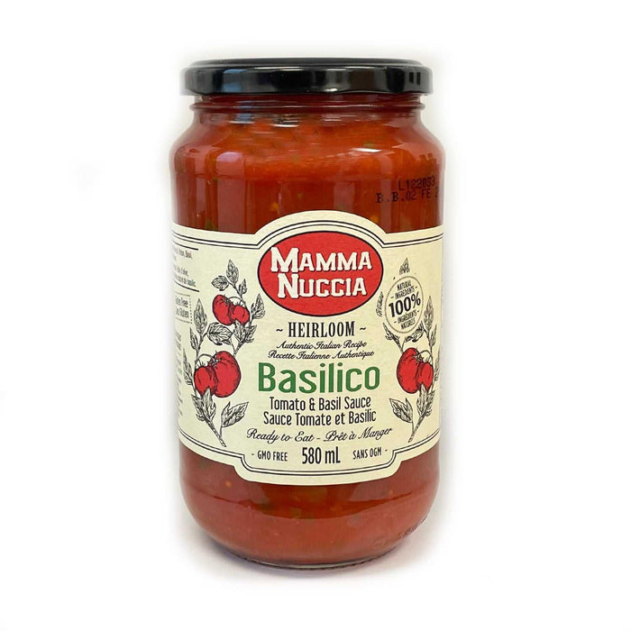 Mamma Nuccia Ready-to-Eat Tomato-Basil Sauce (580 mL)