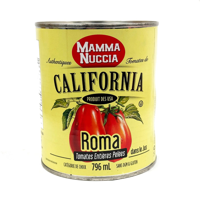 Mamma Nuccia Whole Peeled Roma Tomatoes ( 796 mL)