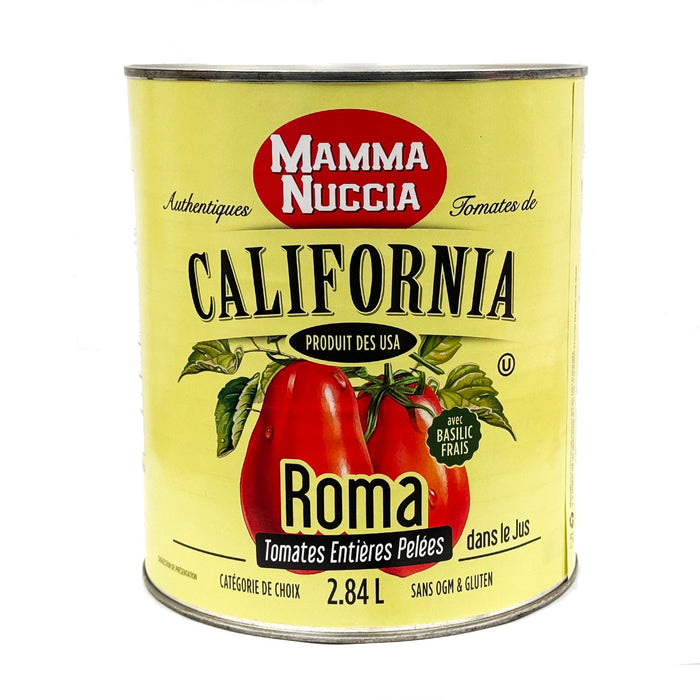 Mamma Nuccia Whole Peeled Roma Tomatoes (2.84 L)